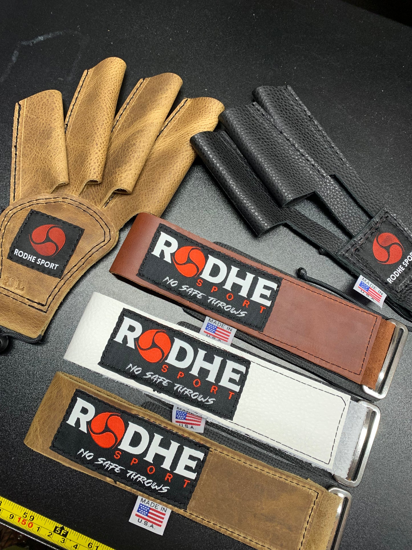 Shot Put Wrist Wrap - Leather