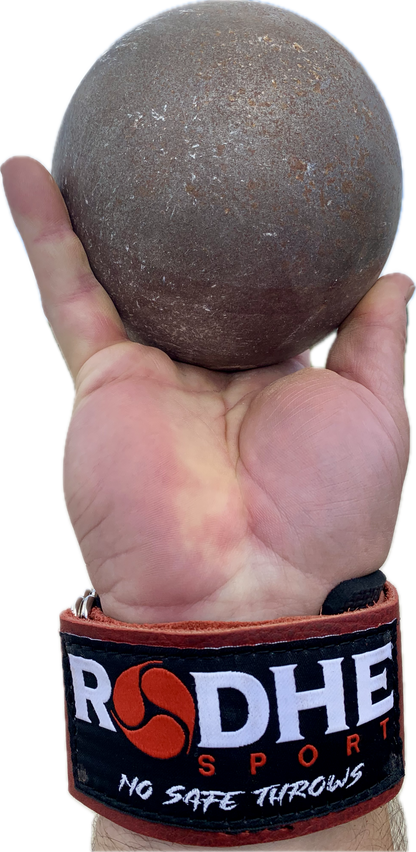 Shot Put Wrist Wrap - Leather