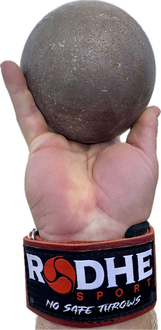Shot Put Wrist Wrap - Leather