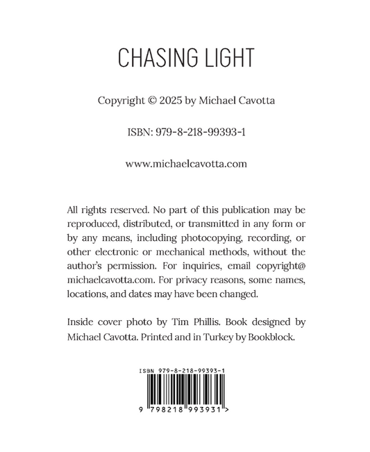 Chasing Light by Michael Cavotta